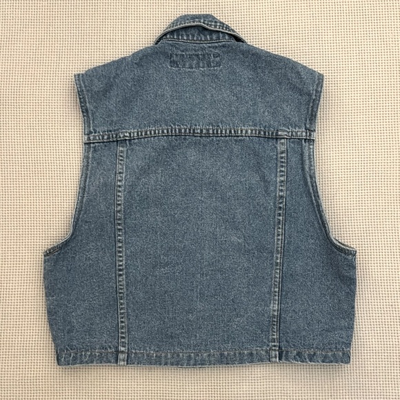 Vintage 90s Denim Vest - Picture 6 of 11